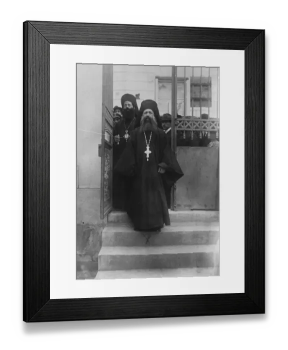 Framed Print : The new metropolitan of Athens. The first day at the Metroploitan palace 13 April 1923 Framed Print : The new metropolitan of Athens. The first day at the Metroploitan palace 13 April 1923