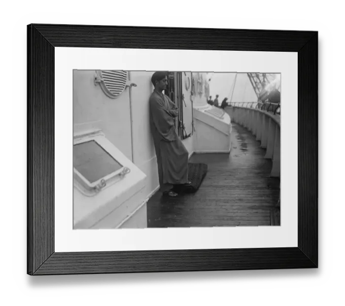 Framed Print : New Messiah sails for America. Mr J Krishnamurti, the protege of Mrs Annie Besant Framed Print : New Messiah sails for America. Mr J Krishnamurti, the protege of Mrs Annie Besant