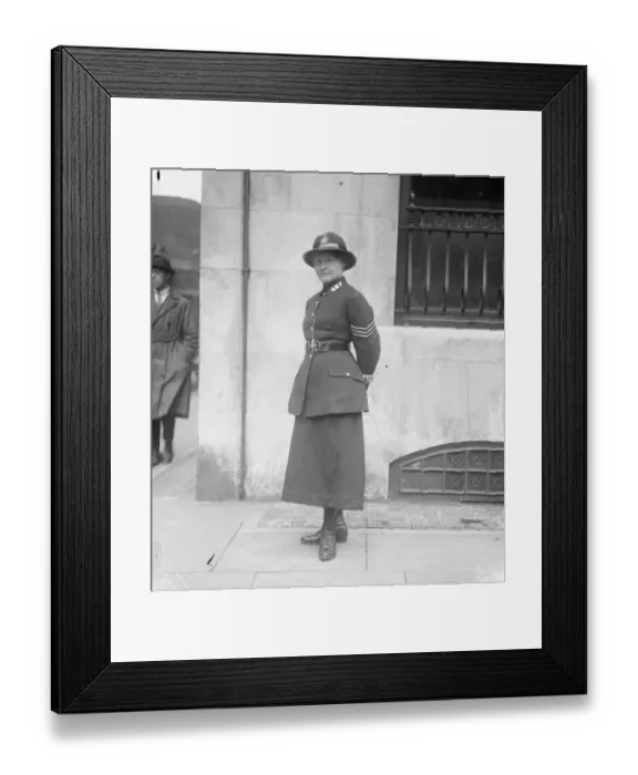 Framed Print : Taken for Mr Garai ( Keystone ) Women police 15 December 1922 Framed Print : Taken for Mr Garai ( Keystone ) Women police 15 December 1922