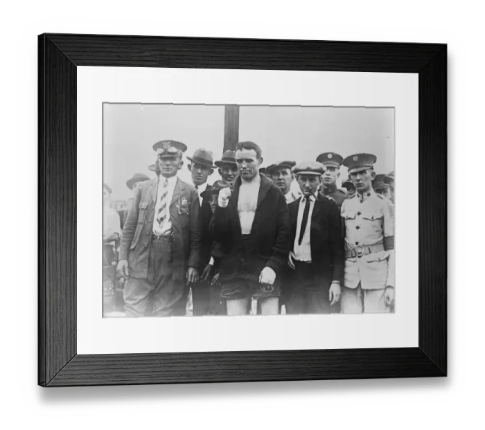 Framed Print : The great McTigue versus Stribling boxing fiasco. Mike McTigue, the Irish light Framed Print : The great McTigue versus Stribling boxing fiasco. Mike McTigue, the Irish light