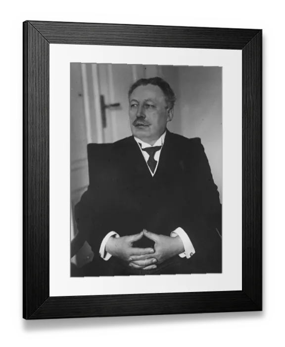 Framed Print : A man of the moment in Poland. M. Wojciech Trampczynski, Speaker of the diet