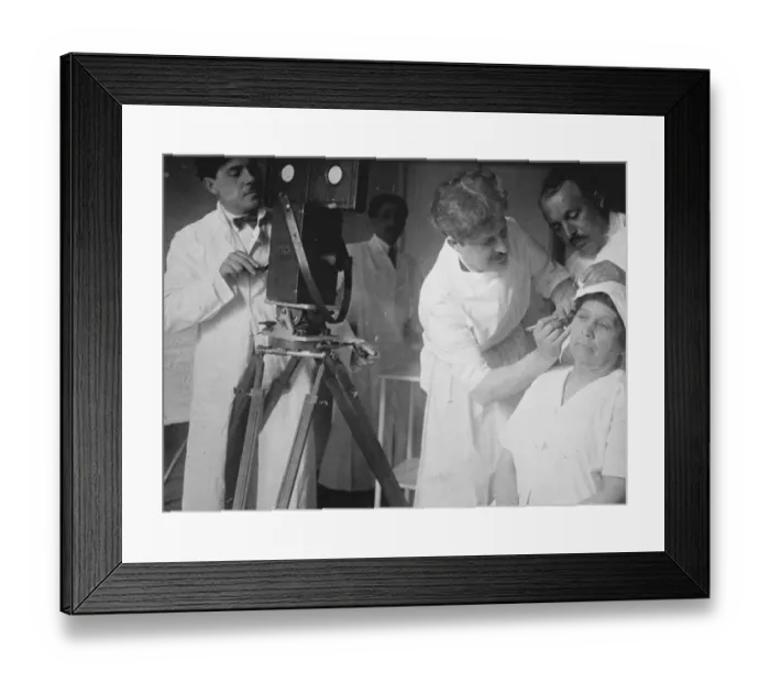 Framed Print : New faces for old. Dr Raymond Passot, a celebrated French surgeon, who is to Framed Print : New faces for old. Dr Raymond Passot, a celebrated French surgeon, who is to