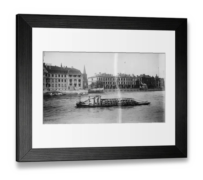 Framed Print : Shanghai. Consulate Row. 14 January 1927