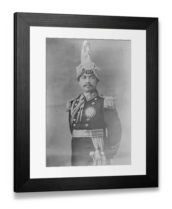 Framed Print : The Viscount Lascelles of Nepal General Kaisu Shumshera. He is married to Framed Print : The Viscount Lascelles of Nepal General Kaisu Shumshera. He is married to