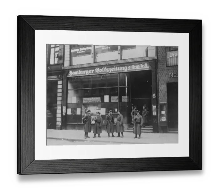 Framed Print : The Communist Outbreak in Industrial Germany The Communist rising in the industrial