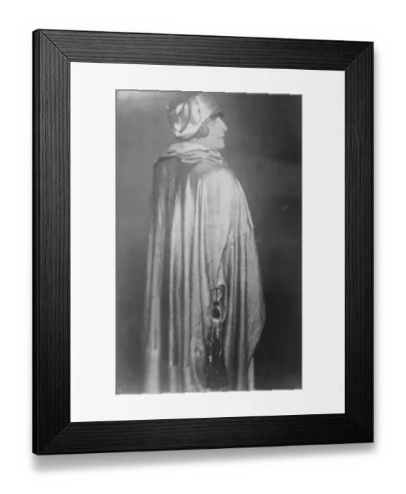 Framed Print : ? 10 000 A Year Clothes Mrs Clarence Millihiser of New York who is dressed exclusivly