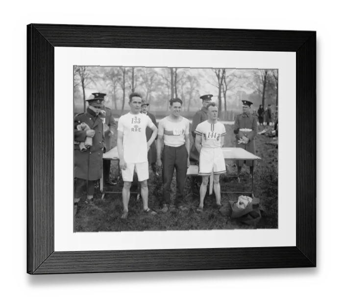 Framed Print : Corporal Cotterell wins Army cross country championship at Windsor for fourth successive year Framed Print : Corporal Cotterell wins Army cross country championship at Windsor for fourth successive year