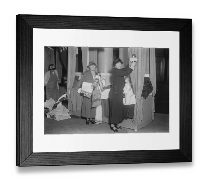 Framed Print : Societys big effort for the YMCA bazaar to be held at Central Hall, Westminster Lady Trotter