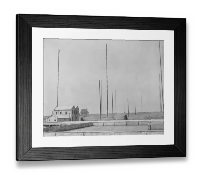 Framed Print : Linking up the Empire by wireless chain Mr Kellaway the Postmaster General opened Framed Print : Linking up the Empire by wireless chain Mr Kellaway the Postmaster General opened