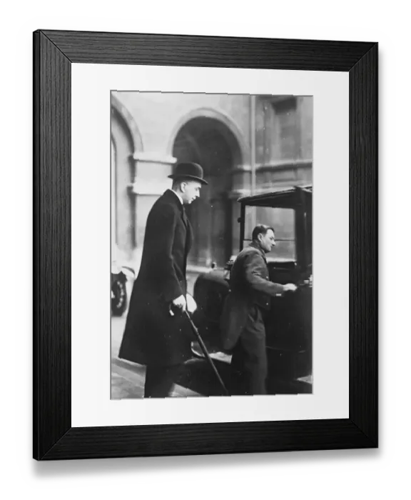 Framed Print : The German reparation overture. Herr von Hoesch, the German Charge d Affaires in Paris Framed Print : The German reparation overture. Herr von Hoesch, the German Charge d Affaires in Paris