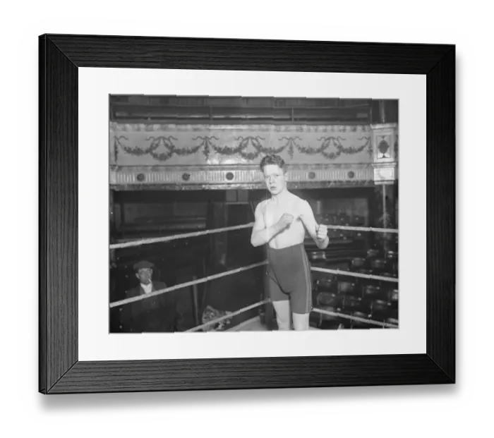 Framed Print : Fred Lusby, The boxer 27 January 1926 Framed Print : Fred Lusby, The boxer 27 January 1926