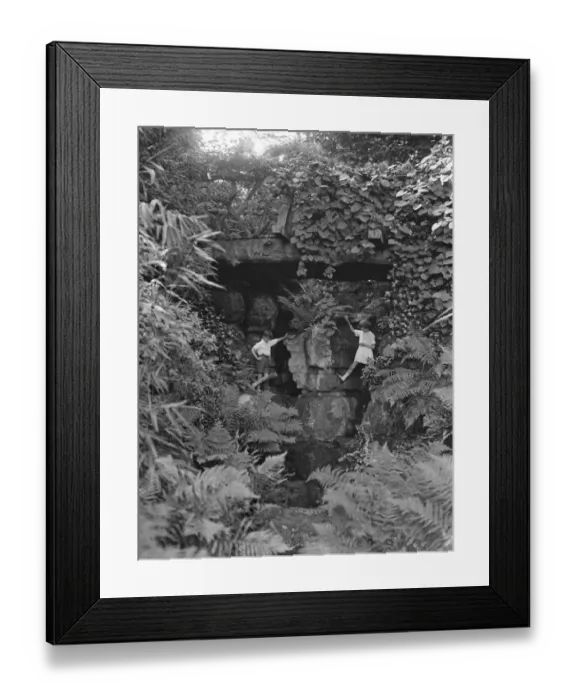 Framed Print : Children playing in the gardens of Oakhill. 1928 Framed Print : Children playing in the gardens of Oakhill. 1928