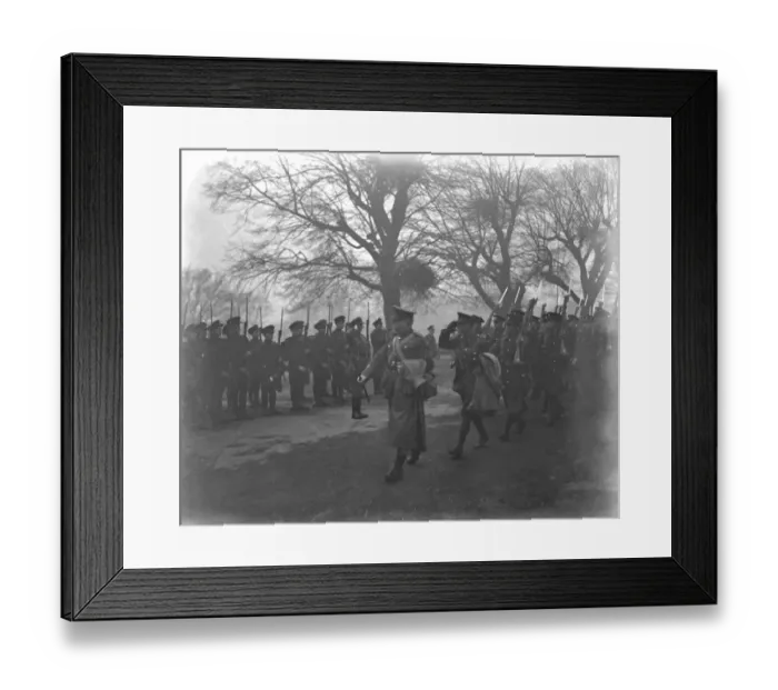 Framed Print : Dublins wonderful farewell to British troops Free State troops saluting British Framed Print : Dublins wonderful farewell to British troops Free State troops saluting British