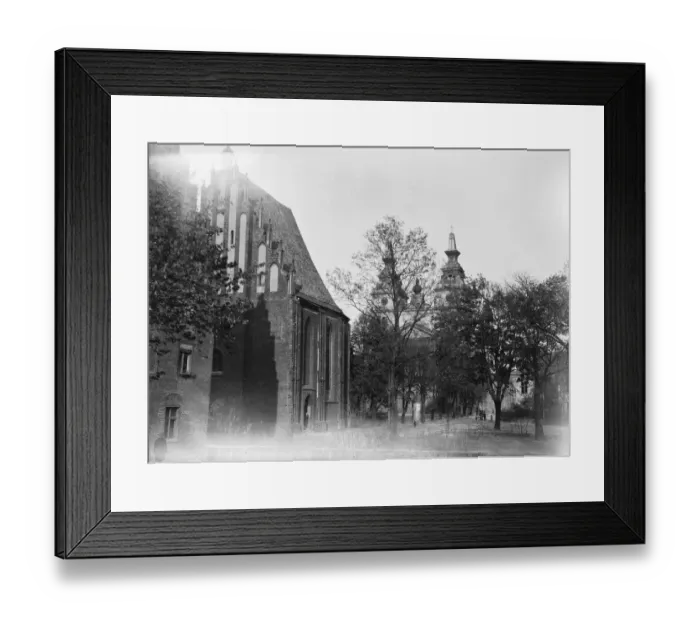 Framed Print : Posen, Poland. The Cathedral. 24 October 1921 Framed Print : Posen, Poland. The Cathedral. 24 October 1921