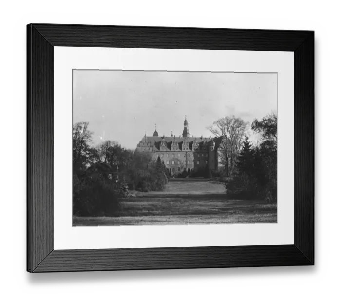 Framed Print : Little Willie at home The Castle at Oels, Silesia to which the ex Crown Prince Framed Print : Little Willie at home The Castle at Oels, Silesia to which the ex Crown Prince