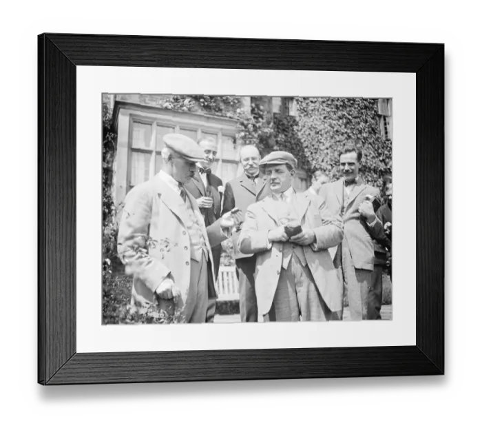 Framed Print : French Premiers visit to chequers M Herriot, the French Premier, spen the weekend Framed Print : French Premiers visit to chequers M Herriot, the French Premier, spen the weekend
