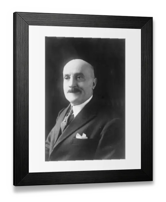 Framed Print : M Joseph Cailleaux, French Minister of Finance. Portrait. 1925