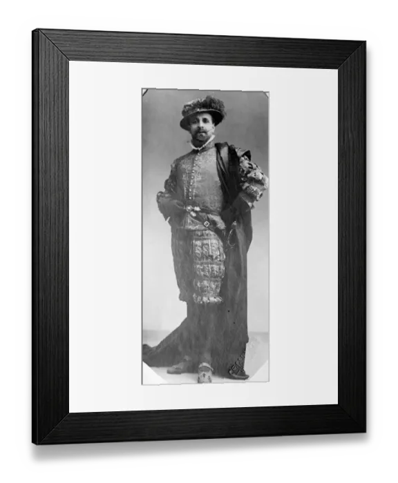 Framed Print : Senor Enrique Bonas, Spains greatest actor. 9 April 1927