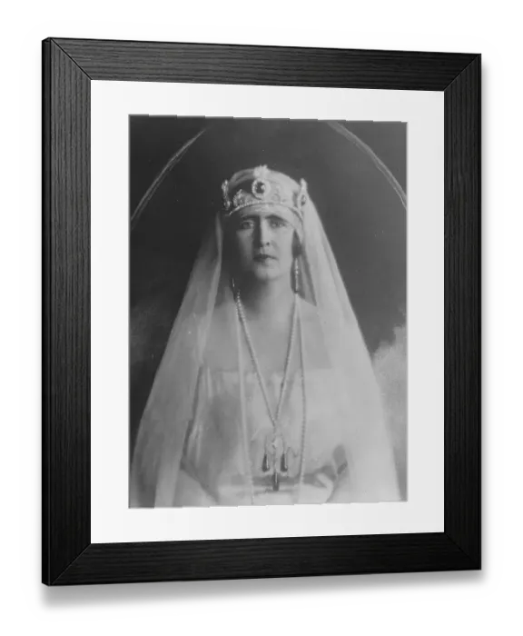 Framed Print : The Queen of Greece 7 April 1925 Framed Print : The Queen of Greece 7 April 1925