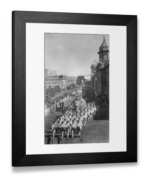 Framed Print : Coronation of Sir Hari Singh as the Maharajah of Kashmir. 29 March 1926