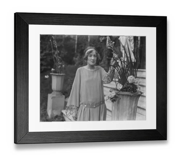 Framed Print : Lady Glerawly 1924