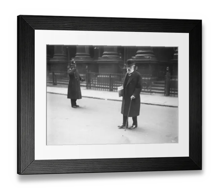 Framed Print : Sir Henry Maxwell Lyte, who is retiring from his post as deputy keeper of the public Framed Print : Sir Henry Maxwell Lyte, who is retiring from his post as deputy keeper of the public