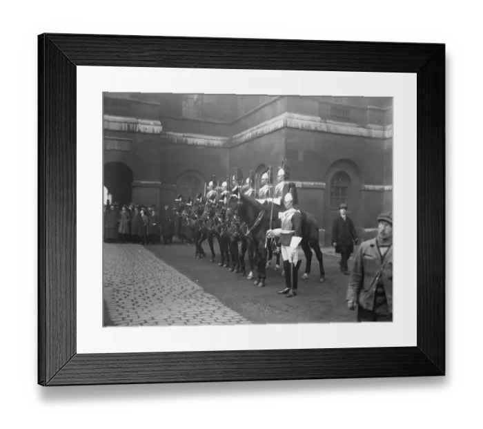 Framed Print : The Empires Tribute to its Dead Changing the guard at Horse Guards was delayed Framed Print : The Empires Tribute to its Dead Changing the guard at Horse Guards was delayed