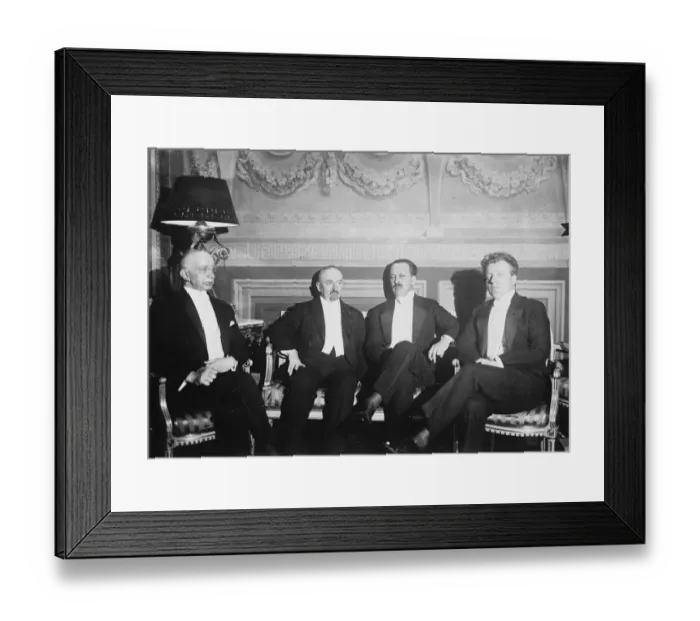 Framed Print : Soviet aiming at better relations with Poland, Chitcherin on a visit to Warsaw Left Framed Print : Soviet aiming at better relations with Poland, Chitcherin on a visit to Warsaw Left