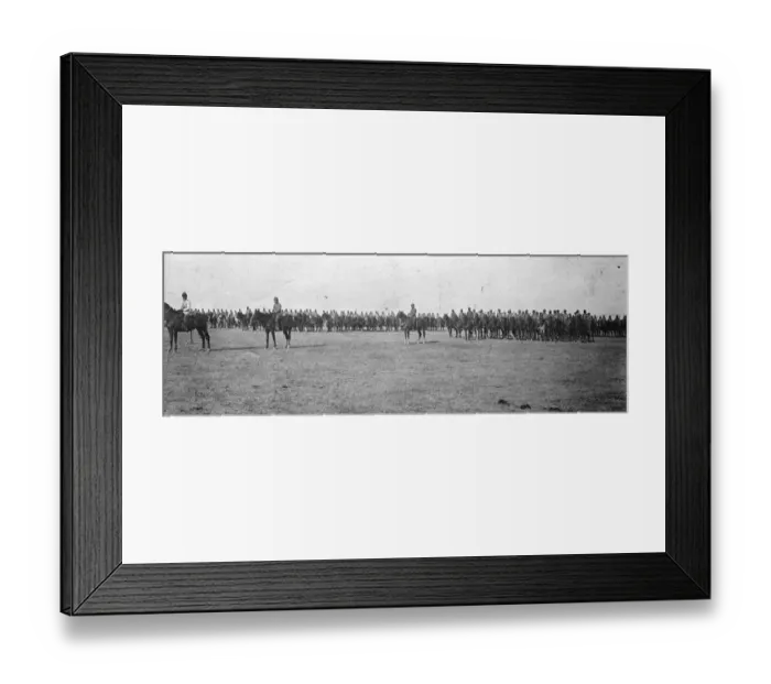 Framed Print : The 3rd Greek Cavalry regiment ready to move of 10 August 1920 Framed Print : The 3rd Greek Cavalry regiment ready to move of 10 August 1920
