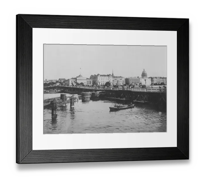 Framed Print : A view of St Petersburg in Russia. 1924 Framed Print : A view of St Petersburg in Russia. 1924