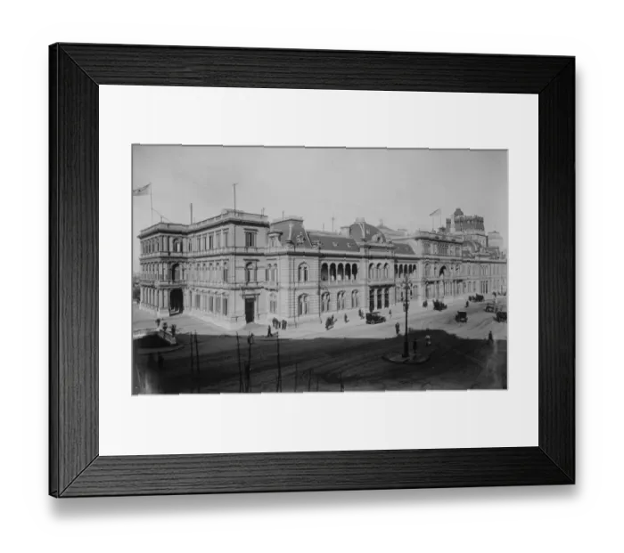 Framed Print : The Prince of Wales to visit the Argentine. The Casa Rosada or Presidential Palace
