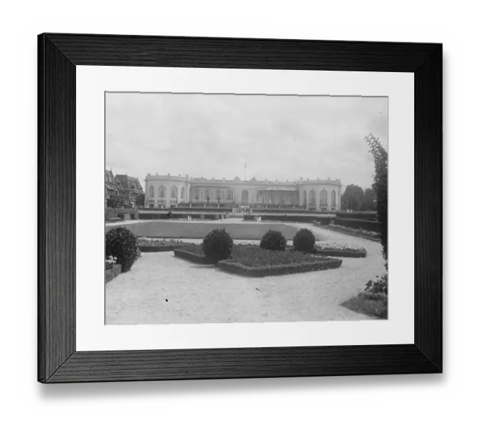 Framed Print : Deauville in northwestern France with its grand casino 1921 Framed Print : Deauville in northwestern France with its grand casino 1921