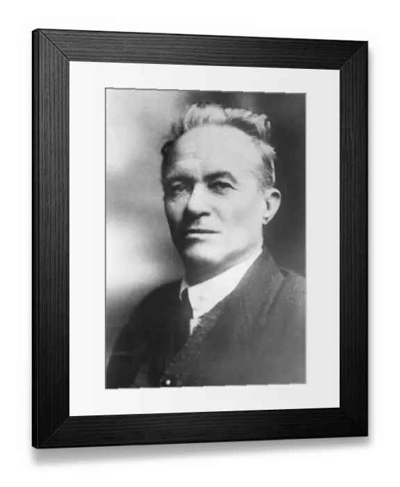 Framed Print : A D Zurupa, Vice President of the Council of Peoples Commissaries of the USSR and of the RSFSR