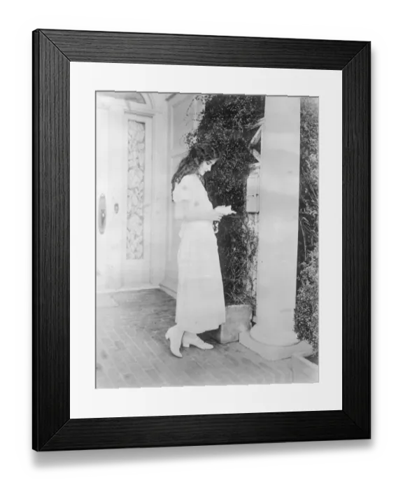 Framed Print : Mary Philbin, Film Actress 1924