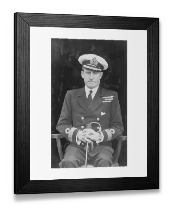 Framed Print : Commodore W H Boyle of the Royal Naval Barracks, Devonport 11 November 1922 Framed Print : Commodore W H Boyle of the Royal Naval Barracks, Devonport 11 November 1922