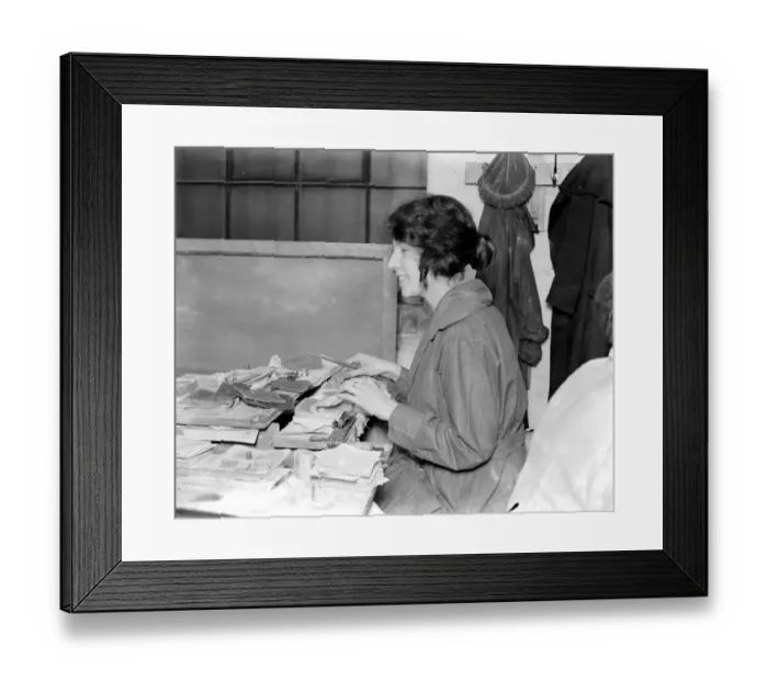 Framed Print : Beating Gold Leaf. The art of beating fine gold leaf was in existence 4, 000 years ago