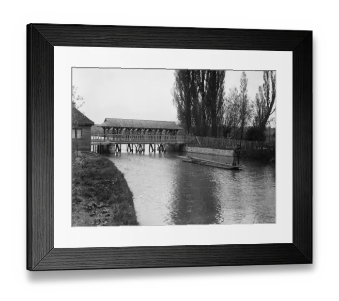 Framed Print : Iffley bridge near Oxford. 1926 Framed Print : Iffley bridge near Oxford. 1926