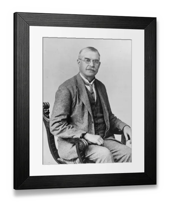 Framed Print : Malta elections. Sir Gerald Strickland, leader of the Constitutionalists in the Malta Election