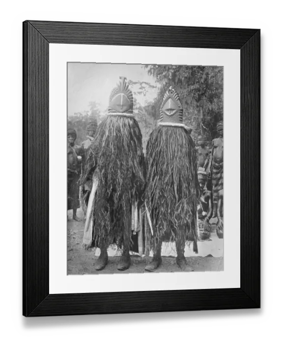 Framed Print : The Prince may see the Bondhu Devils. The Prince of Wales is due on April 6 to Sierra Leone