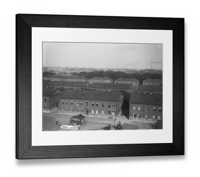 Framed Print : Lodtz, Poland. A street scene. 24 October 1921 Framed Print : Lodtz, Poland. A street scene. 24 October 1921