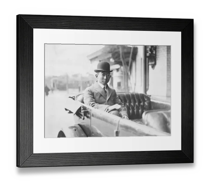 Framed Print : Emperor of Japans second son coming to England Prince Chichibu, the second son Framed Print : Emperor of Japans second son coming to England Prince Chichibu, the second son