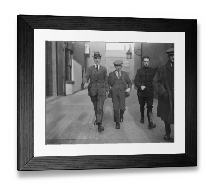 Framed Print : The Allotment Sensation, husband Charged Percy James Atkin the Midland Railway Framed Print : The Allotment Sensation, husband Charged Percy James Atkin the Midland Railway