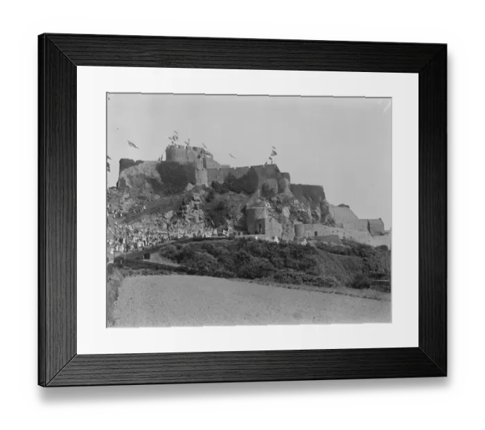 Framed Print : Royal Visit to Jersey the largest of the Channel Islands Mont Orgueil Castle 13 Framed Print : Royal Visit to Jersey the largest of the Channel Islands Mont Orgueil Castle 13