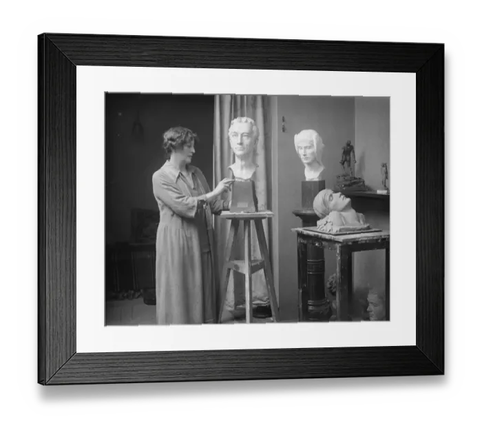 Framed Print : Titled sculptress to give unique dinner. Lady Welby, the talented sculptress Framed Print : Titled sculptress to give unique dinner. Lady Welby, the talented sculptress