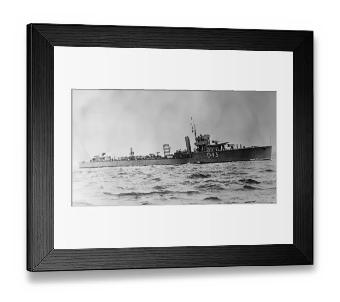 Framed Print : HMS Wessex, ( D 43 ) an Admiralty W - class destroyer May 1929 Framed Print : HMS Wessex, ( D 43 ) an Admiralty W - class destroyer May 1929