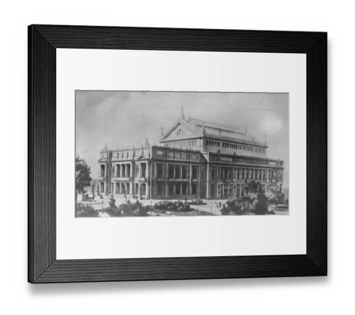 Framed Print : Buenos Aires, Theatre Colon. 15 April 1922 Framed Print : Buenos Aires, Theatre Colon. 15 April 1922