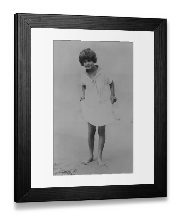 Framed Print : Princess Maria, youngest daughter of the Queen of Italy 1 April 1925 Framed Print : Princess Maria, youngest daughter of the Queen of Italy 1 April 1925