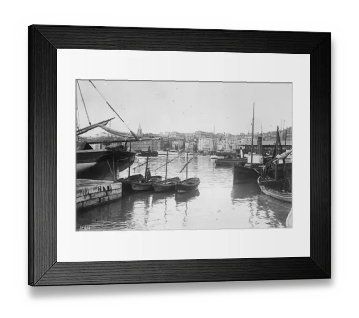 Framed Print : Marseille. La Camebiere. April 1927 Framed Print : Marseille. La Camebiere. April 1927