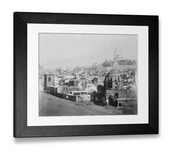 Framed Print : Cairo. Vieux Caire et Citadelle. 4 July 1925 Framed Print : Cairo. Vieux Caire et Citadelle. 4 July 1925