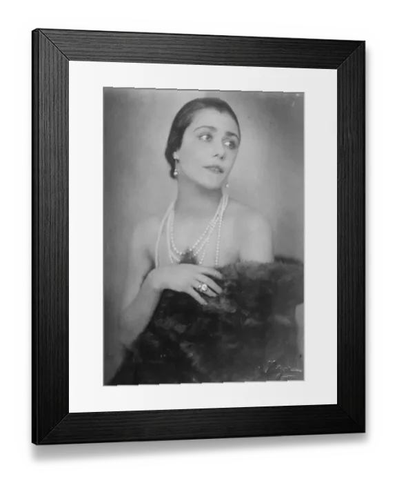 Framed Print : The Baroness Bleichroeder 27 January 1925 Framed Print : The Baroness Bleichroeder 27 January 1925